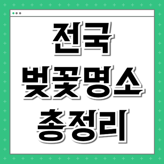 대한민국 벚꽃 명소